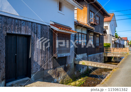 鳥取県　倉吉の町並み 115061382