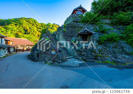 島根県 石見銀山 大森の町並み 島根県 石見銀山 大森の町並み 115061739