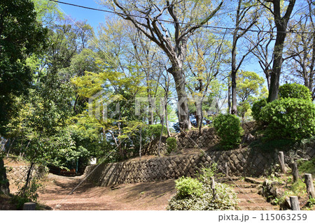 世田谷城阯公園の土塁と空堀 115063259