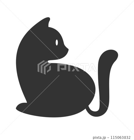 Cat icon logo design 115063832