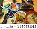 お造りと煮魚の定食 115063848