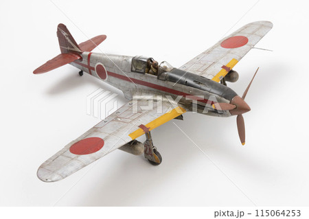 塗装仕上げのレシプロ機の飛行機模型 塗装仕上げのレシプロ機の飛行機模型 115064253