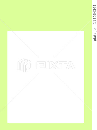 フレーム 単色 黄緑 フレーム 単色 黄緑 115064361