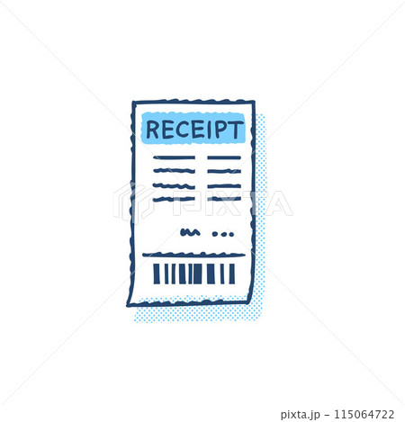紙のレシート 紙のレシート 115064722