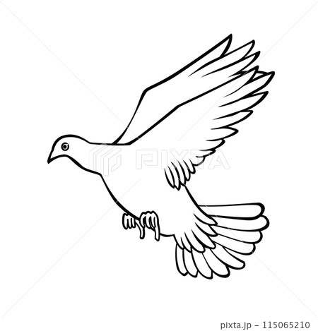 鳩線画2 115065210