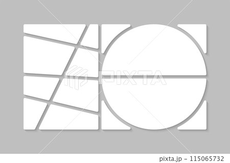Template collage of ten frames, images, photo 115065732