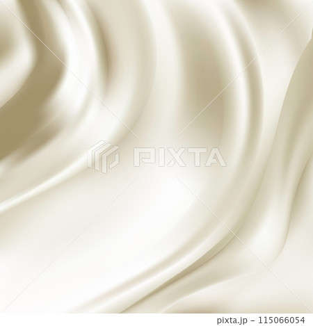 Crumpled milk tissue. Textiles, silk. Abstract illustration. eps 10 115066054