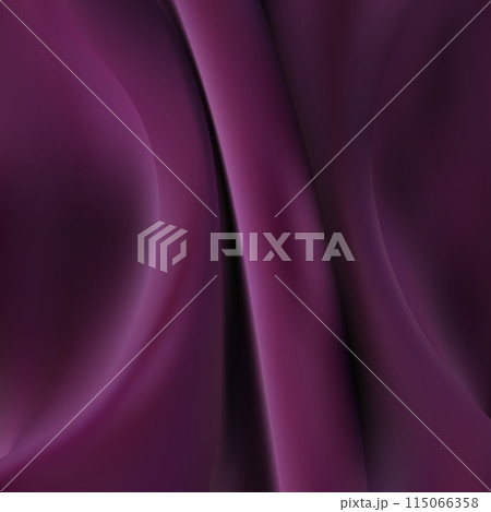 Crumpled black silk fabric. Textile. Fashion. Vector background. eps 10 115066358