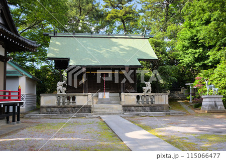 鹿骨鹿島神社 拝殿 東京都江戸川区鹿 鹿骨鹿島神社 拝殿 東京都江戸川区鹿 115066477