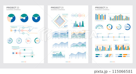 Finance elements commercial charts. Abstract vector illustration. 115066581