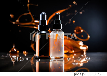 Dual Dropper Bottles with Dynamic Splashes 115067398