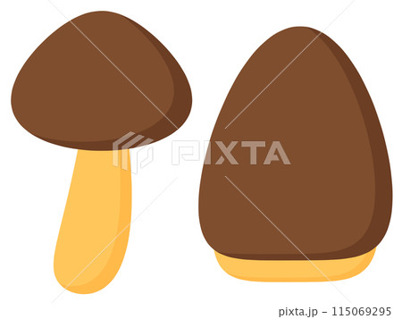 クッキーとチョコレートのお菓子 115069295