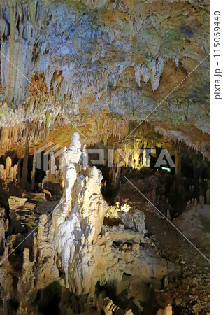 石垣島　サンゴ礁の鍾乳洞 115069440