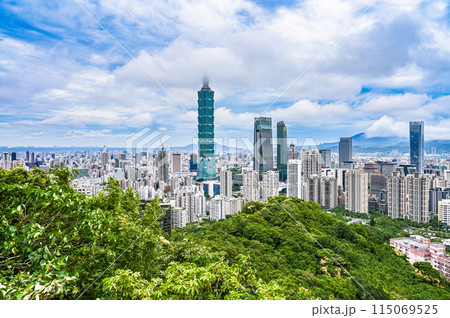 台湾台北の街並み 115069525
