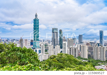 台湾台北の街並み 115069527