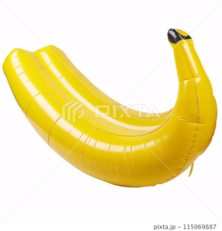 バナナの浮き輪、バナナボート Inflatable Banana Pool Floatsのイラスト素材 [115069887] - PIXTA