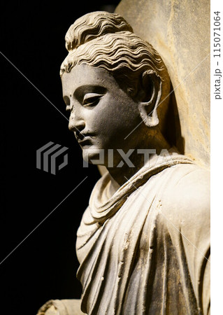 6765　ガンダーラ仏　如来立像 115071064