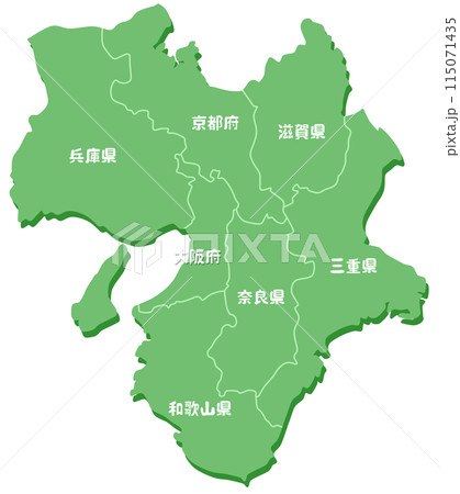 近畿地方の形 近畿地方の形 115071435