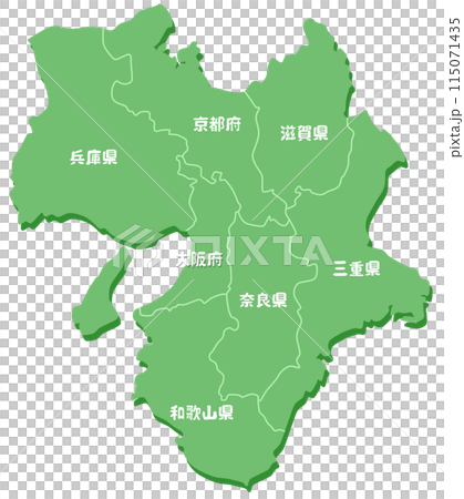 近畿地方の形 近畿地方の形 115071435