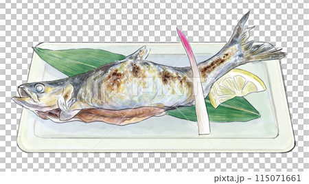 Grilled char 115071661