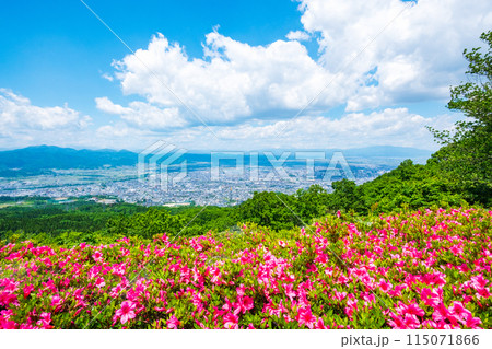 西蔵王公園展望広場からの眺め 115071866