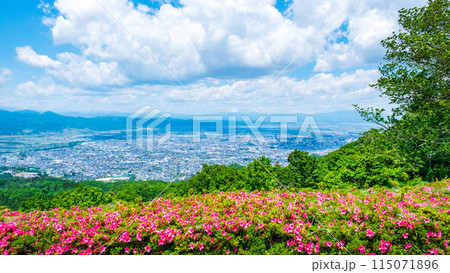 西蔵王公園展望広場からの眺め 115071896