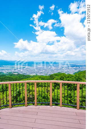 西蔵王公園展望広場からの眺め 115071912