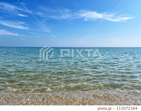 南国の青い空と海 115072164