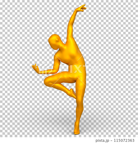 ポーズをとる男性 ポーズをとる男性 115072363