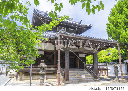 新緑の京都 本法寺 開山堂 新緑の京都 本法寺 開山堂 115073151