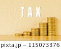 Tax business concept background 115073376