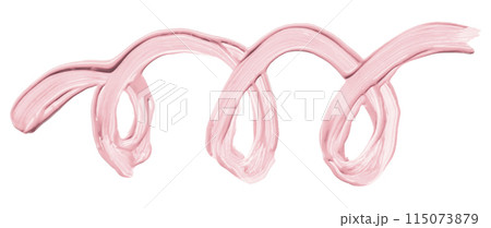 Pink paintbrush isolated on white background. Watercolor Pink paintbrush isolated on white background. Watercolor 115073879