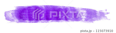 Purple brush isolated on white background. Watercolor Purple brush isolated on white background. Watercolor 115073910