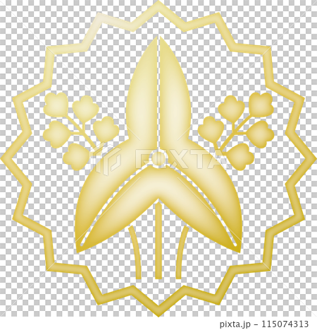 Family crest: Ozekizawa [gold] 115074313