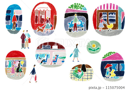 人々　さなざまなライフスタイル 115075004