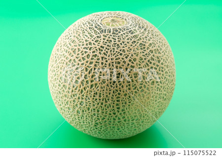 緑バックのアンデスメロン 115075522