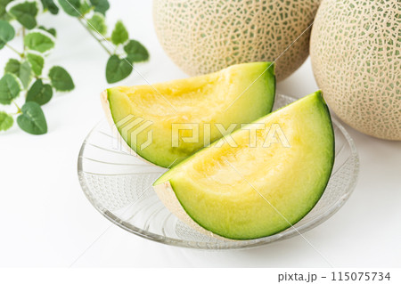 白バックのアンデスメロン 115075734