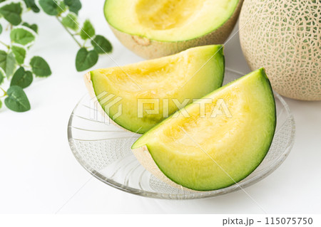 白バックのアンデスメロン 115075750