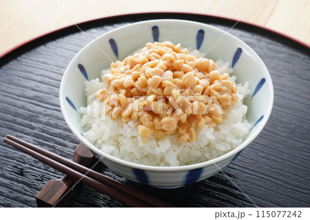 ひきわり納豆ごはん ひきわり納豆ごはん 115077242