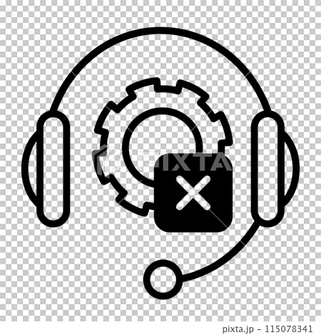 An icon representing the end of support for a... - Stock Illustration ...