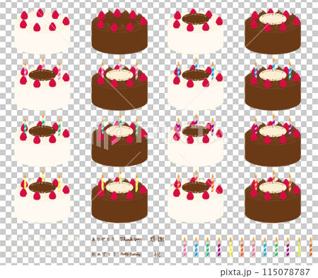 手作りケーキセット 手作りケーキセット 115078787