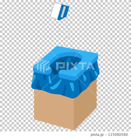 簡易トイレのイラスト 簡易トイレのイラスト 115080580