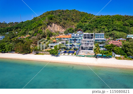 Aerial view of Panwa beach in Phuket, Thailand Aerial view of Panwa beach in Phuket, Thailand 115080821