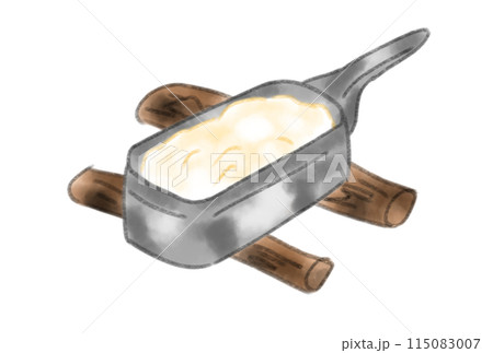 キャンプで人気の飯盒炊飯 115083007