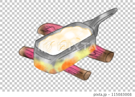 露營時，用電鍋煮米飯很受歡迎。 115083008