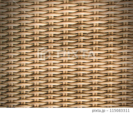 Background old brown wicker basket. Background are texture 115083311