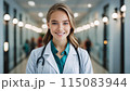 Young doctor woman portrait 115083944