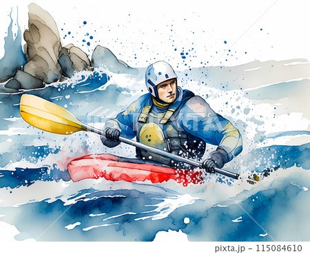 Sunset Serenity: A Paddleboarder Journey 115084610