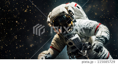 宇宙船から見た宇宙飛行士 宇宙船から見た宇宙飛行士 115085729