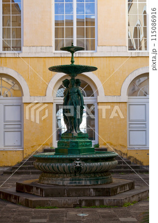 Old fountain of the Town Hall of Saint-Denis Old fountain of the Town Hall of Saint-Denis 115086916
